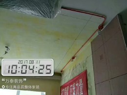【万泰装饰】青州大益华府167平洋房水电改造